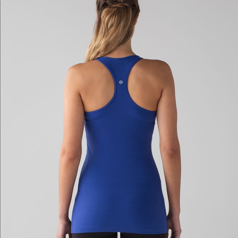 Lululemon navy blue racer back tank top